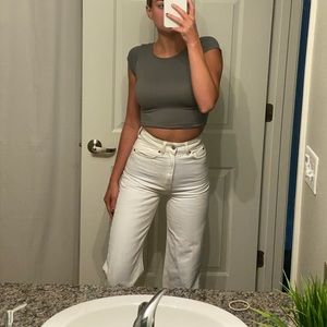 H&M White Jeans